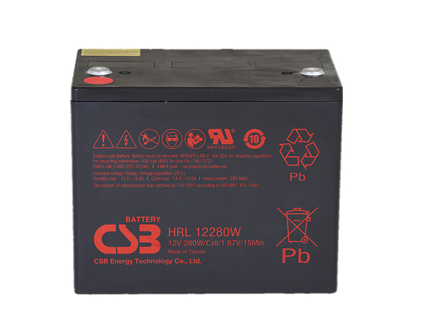 HRL12280W，CSB Battery