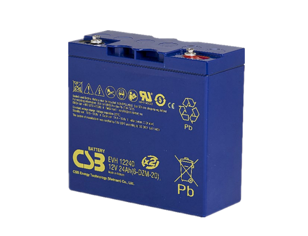EVH12240 F2，12V24Ah，CSB BATTERY