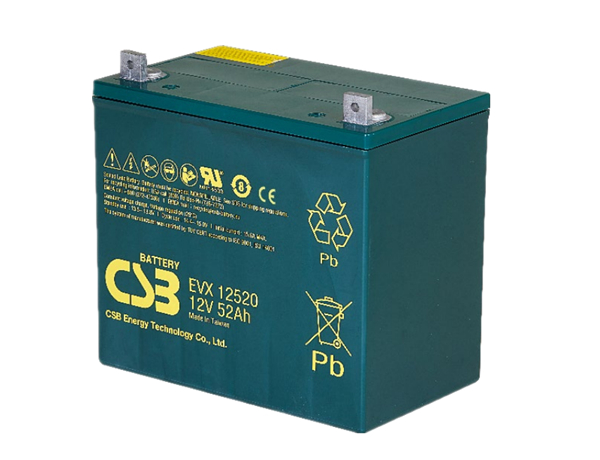 EVX12520，12V52Ah