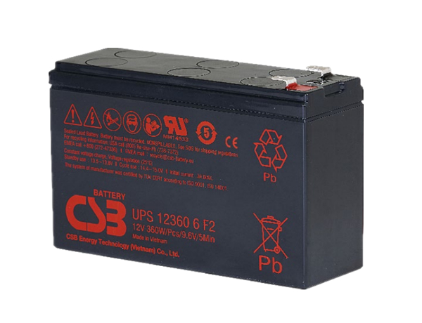 UPS 12360 6 F2，12V360W/cell/9.6V/5Min
